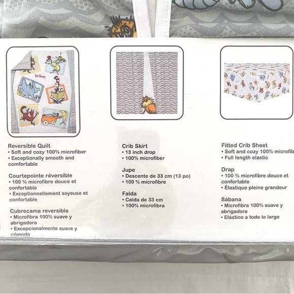 Dr. Seuss Trend Lab Crib Set NWTs - Picture 6 of 8